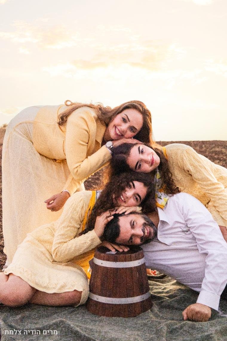בת מצווה צילומי חוץ תאומות - 5